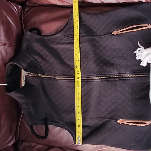 Women's, MarleyLilly, Vest, Sz. Large, Black - Picture 7 of 8